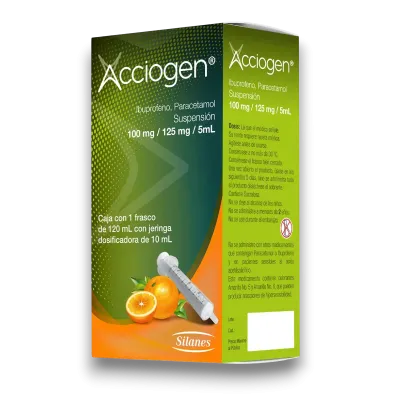 ACCIOGEN 10MG 125MG 120ML SUS   