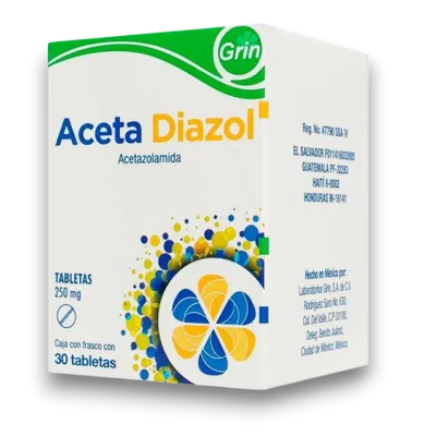 ACETADIAZOL 250MG TAB C30               