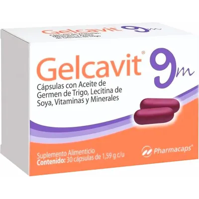 GELCAVIT 9M 30TAB PHARMACAPS 