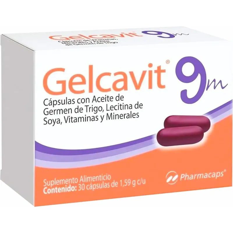 GELCAVIT 9M 30TAB PHARMACAPS 