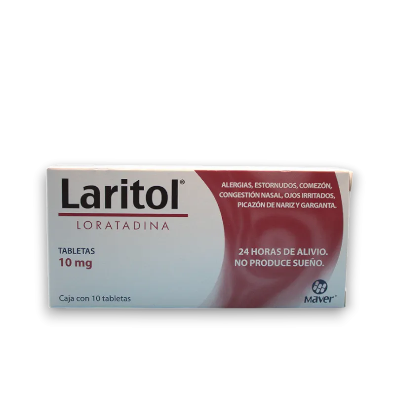 LARITOL 10MG 10TAB LORATADINA MAVER